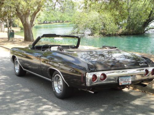 Chevelle convertible 1972 original matching numbers