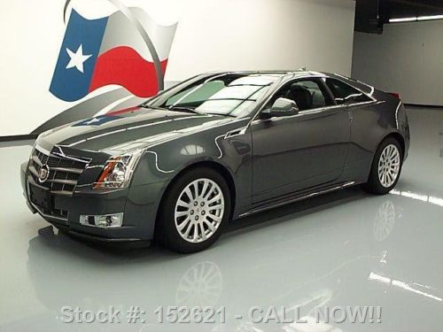2011 cadillac cts 3.6 performance coupe htd leather 9k texas direct auto