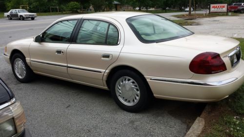 1998 lincoln continental fully loaded leather sun roof heated seats 139,000 mile