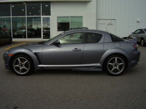 2004 mazda rx 8 gt coup grey loaded leather sunroof 6 spd beauty bose system