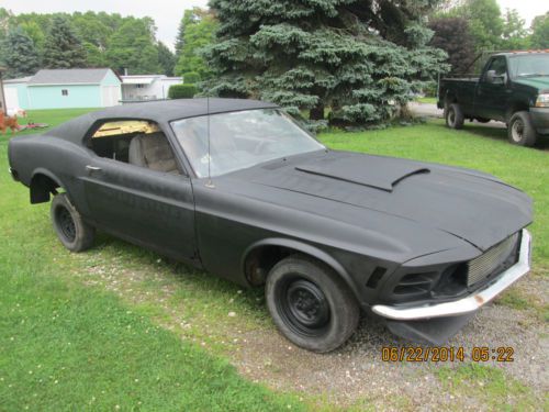 Barn find 1970 ford mustang fastback sportsroof 351 cleveland auto mach1 project
