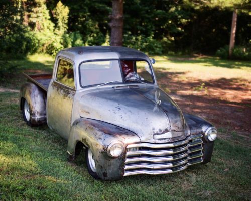 1948 chevy **bare metal patina - ratrod - rustomod - hotrod** truck