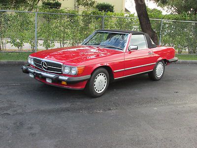 1989 mercedes benz coupe 5-series / roadster / one owner / original miles