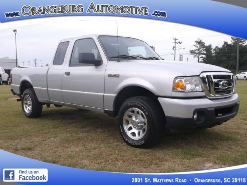 2011 ford ranger xl extended cab pickup 2-door 4.0l silver one owner low miles