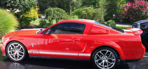 2008 red and with shelby gt500 only 8,000 miles over 600hp