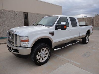 2008 ford f350 king ranch crew cab long bed powerstroke diesel-4x4