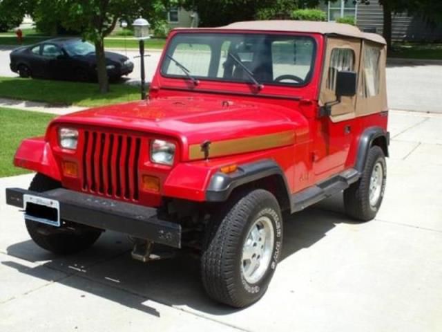 Jeep - wrangler - red