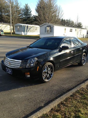 6 speed, black cadillac cts in great condtion