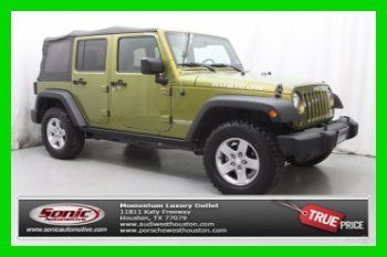 2010 jeep wrangler unlimited rubicon 27k miles! manual transmission! very clean!