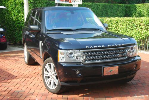 2009 land rover range rover supercharged sport utility 4-door 4.2l