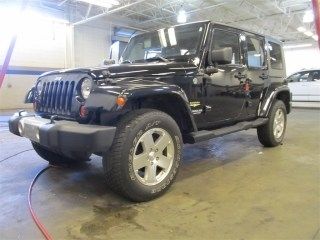2009 jeep wrangler unlimited 4wd 4dr sahara, two tops, soft and hard