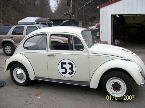 1966 volkswagon beetle - love bug