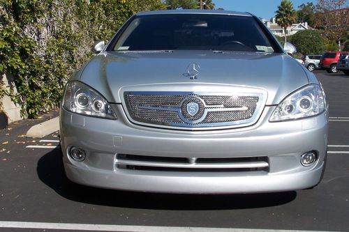 2007 mercedes benz 550, sema show car, 22s strut grille