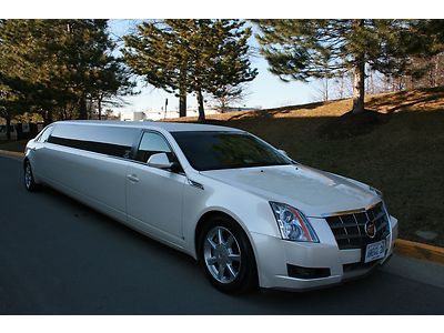 10 pass cadillac cts pearl white  120"