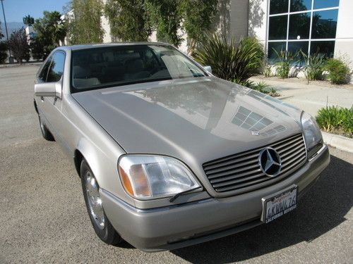 1995 mercedes s500 cl500 500 coupe california rust free beautiful condition@@@@@