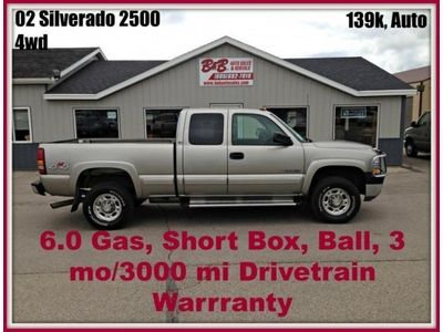 6.0l 4x4 extended cab, 4wd, inspected, certified, 3 mo/3000 mile drivetrain warr
