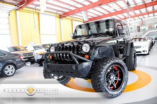 10 jeep wrangler sport 4wd 41k lifted dual-top 20in-motometal 5th-wheel
