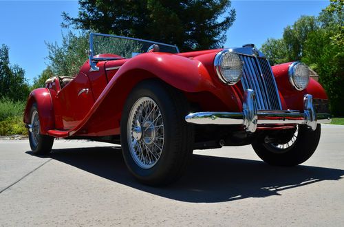 1954 mg tf body off frame restoration matching numbers 9600 miles ca vehicle