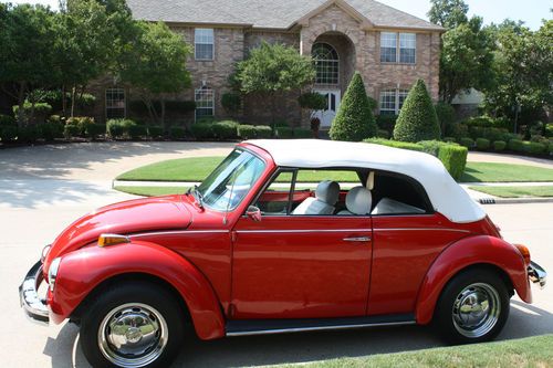 1978 red volkswagen convertible (absolutely gorgeous)