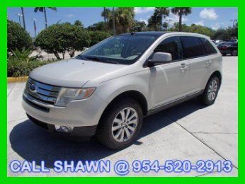 2007 ford edge sel plus!!!, panoroof, 4 newtires, mercedes-benz dealer, l@@k!!!
