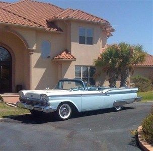 1959 galaxie 500 sunliner convertible low miles no rust