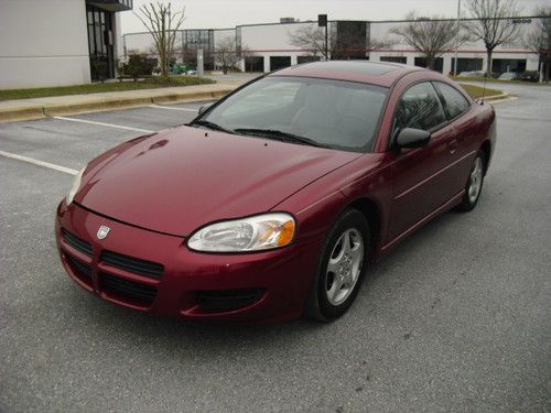 2002 dodge stratus sxt 2 dr coupe,5 speed,roof,cd,power,4 cylinder,no reserve!!