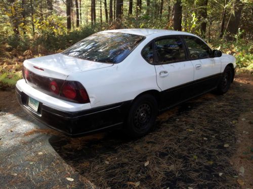 2000 chevrolet impala 9c1 w/police package.3.8l v6 rough shape. for parts or fix