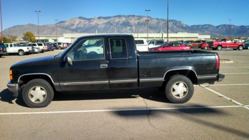 1997 gmc sierra 1500 extended cab 4wd z71 v8 5.0 sle liter 3rd door automatic