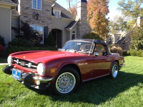 2 owner tr6 in excellent rust free original condition