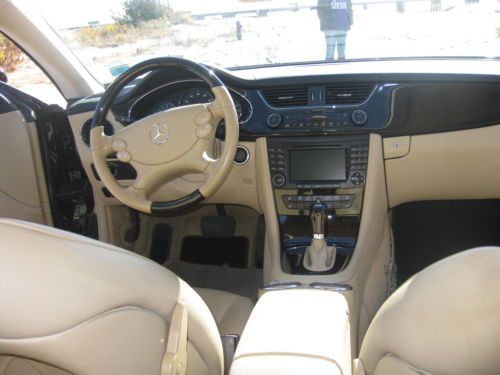2008 mercedes-benz cls550 black sedan 4-door 5.5l
