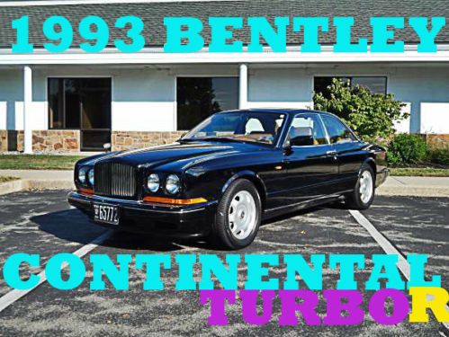 1993 bentley turbo r biturbo low low miles all maintenance records  mint!!!!!