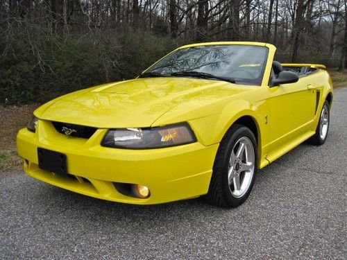 Cobra svt zinc yellow convertible chrome wheels 5speed 01