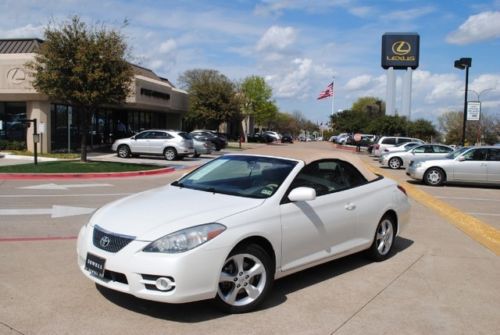 2007 toyota camry solara convertible leather cd low mileage