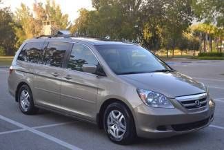2005 honda odyssey ex-l gold with tan leather, alloy, sunroof, power, no reserve