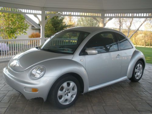 2002 vw volkswagen new beetle silver easy fix or repair automatic
