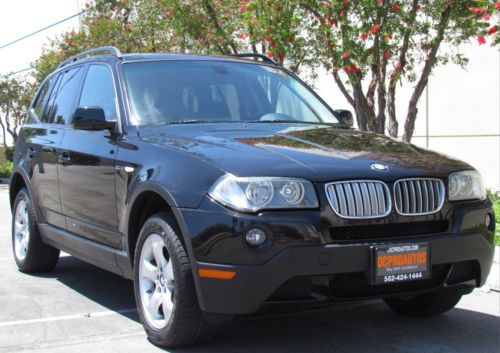 Used 07 bmw x3 3.0si sport utility premium panorama roof power seats leather