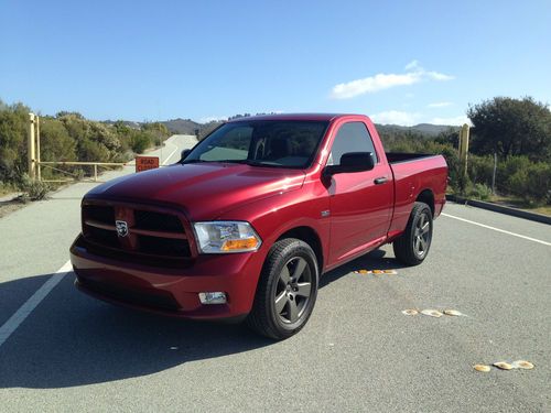 2012 ram express reg cab fully loaded deep cherry crystal red