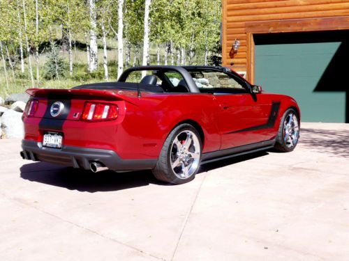 Roush mustang convertible 427r 1 of 1 build - t.v. car collectable