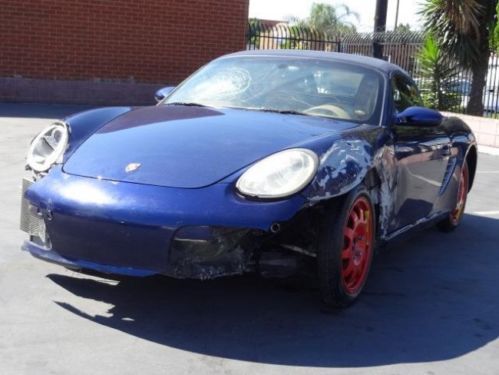 2005 porsche boxster damaged repairable fixable runs! priced to sell! must see!