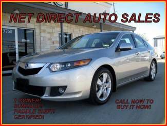 09 acura tsx heated leather sunroof certified warranty net direct auto texas