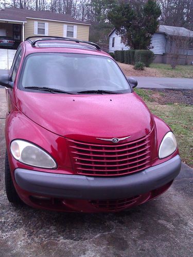2002 chrysler pt cruiser limited edition inferno red