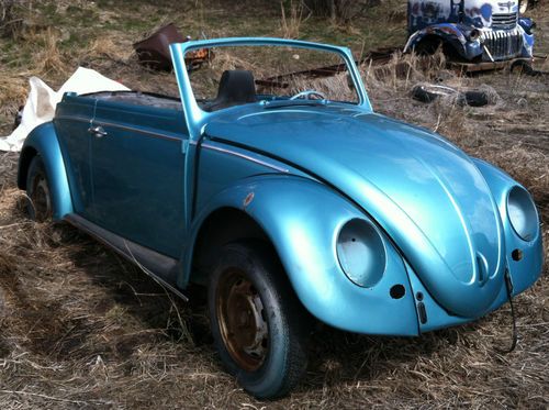 1960 vw bug convertible project