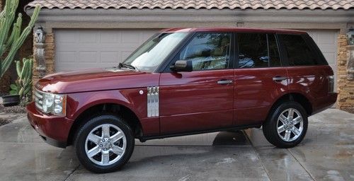 2004 landrover range rover hse 52k mi fully optioned carfax certified/guaranteed
