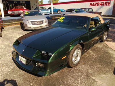 Camaro convertible rs automatic one owner new a/c 11k miles leather like new
