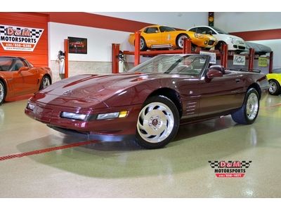 1993 corvette 40th anniversary convertible only 1,372 miles appearance pkg wow