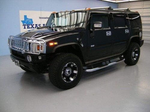 We finance!!!  2007 hummer h2 4x4 auto roof heated seats 3rd row seat tow 17 rim