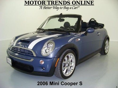S supercharged convertible stripes 6 speed hk sound 2006 mini cooper 39k
