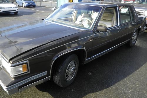 *creampuff* 1987 cadillac fleetwood only 73,000 low miles drives exc no reserve