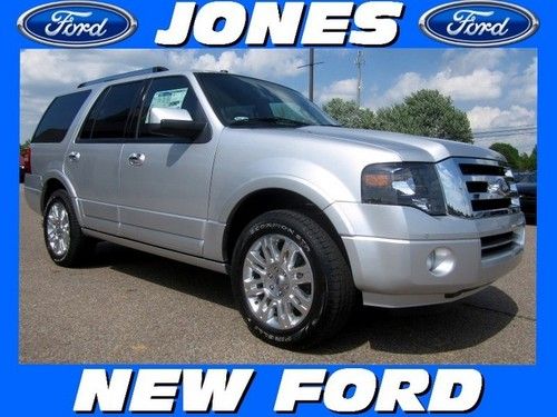 New 2013 ford expedition 2wd limited msrp $52365 ingot silver metallic