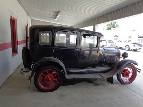 1929 ford model a 4 door murray town sedan original condition runs good